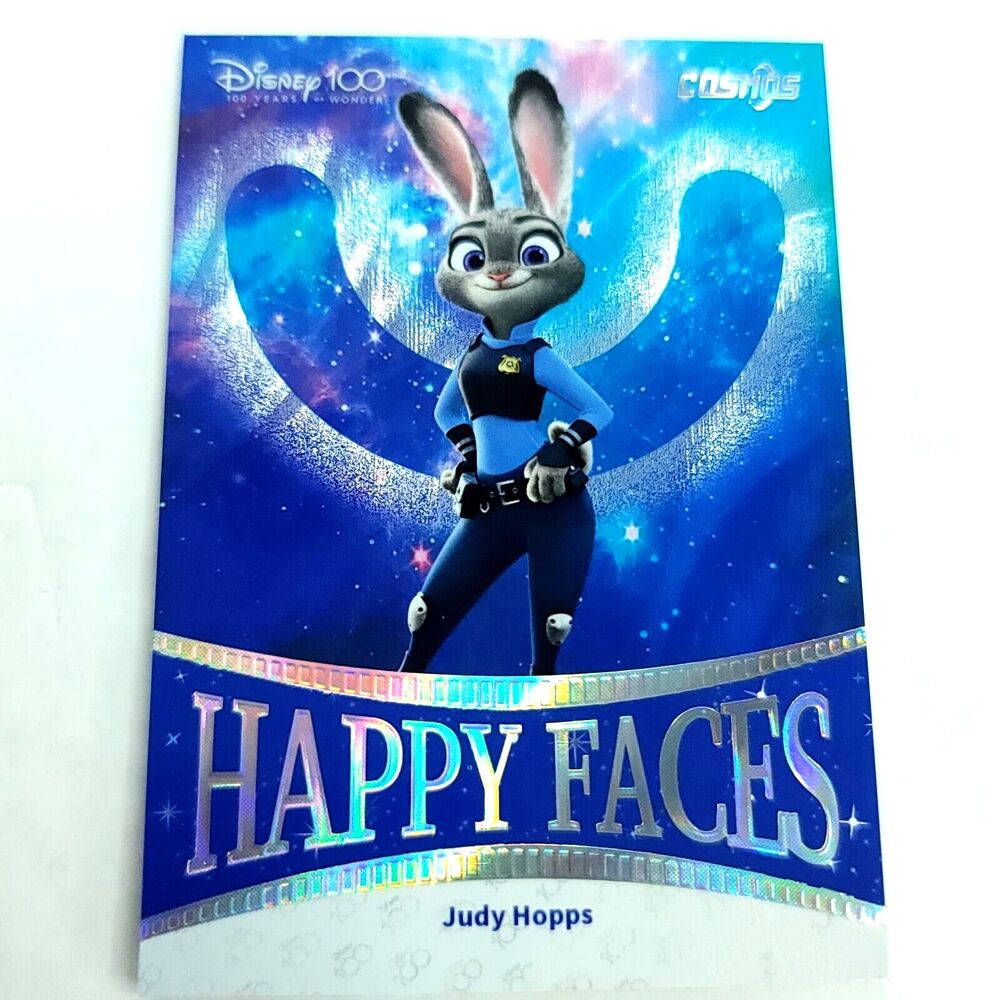 Judy Hopps 2023 Kakawow Cosmos Disney 100 ALL-STAR Happy Faces 115/169
